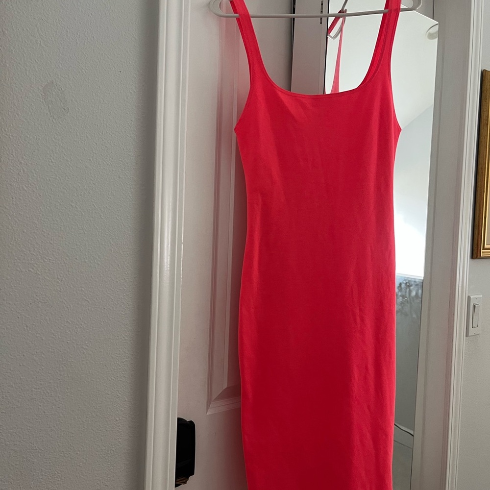Zara Hot Pink Summer Tank Dress